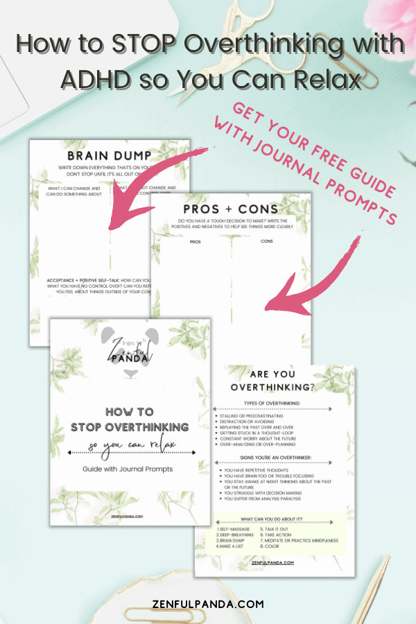 Free Guide to STOP Overthinking with ADHD